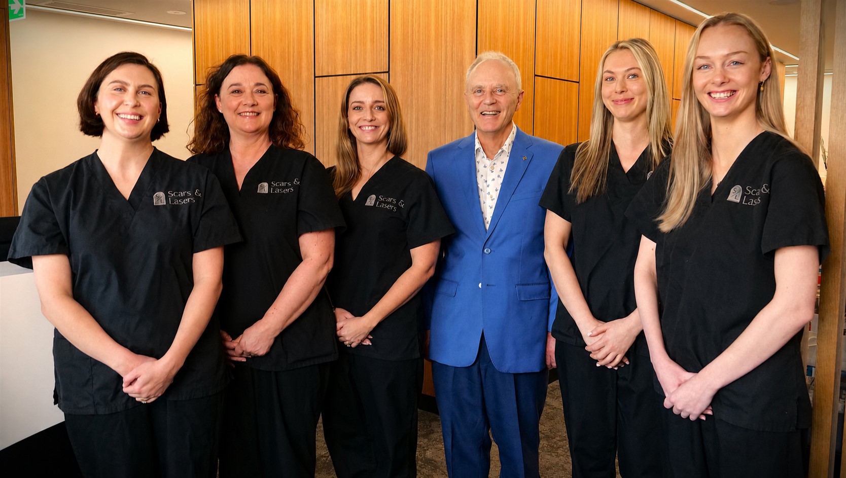 Dr Kevin McKerrow with the Skin Specialist Centre nursing team